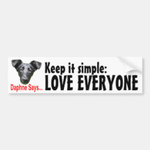 Love Everyone Bumper Sticker