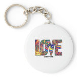 Love Everyone Keychain