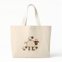 love ewe (no txt) tote bags
