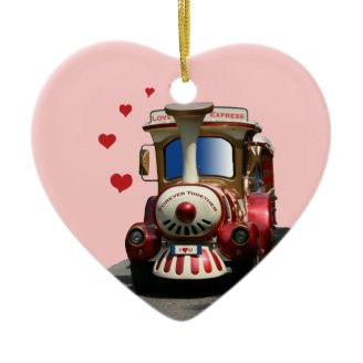 Love Express Train Christmas Ornament