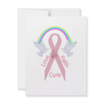 Love Faith Cure invitations