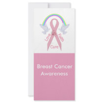 Love Faith Cure Customized Rack Card