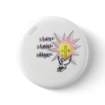 Love, Faith, Hope Button