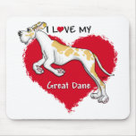 Love Fawnequin Great Dane UC mousepads