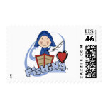 Love Fishing - Boy Tshirts and Gifts Postage