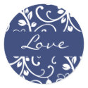 Love Floral Vine Envelope Sticker Seal by hummingbirdcake Love Floral Vine Envelope Sticker Seal