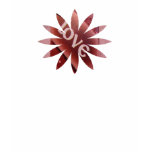Love,  flower cut out