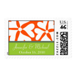 Love Flower Save the Date Postage Stamp
