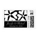 Love Flower Save the Date Postage Stamp