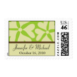Love Flower Save the Date Postage Stamp