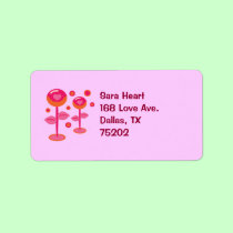 Love Flowers labels