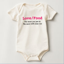 Love/Food The more you put inThe more will com... t-shirts