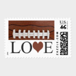 Love Football Postage Stamps stamps