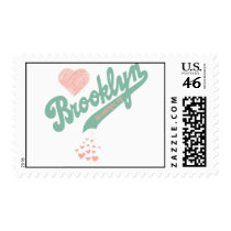 Love For Brooklyn 3 Postage Stamp