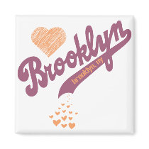 Love For Brooklyn Magnet by brev87 Love For Brooklyn Magnet