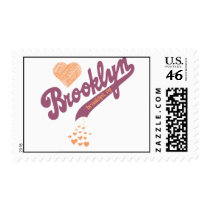 Love For Brooklyn Postage Stamp by brev87 Love For Brooklyn Postage Stamp