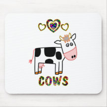 Love for Cows Mouse Pad