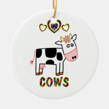 Love for Cows Ornament