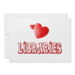 Love for Libraries Personalized Invites