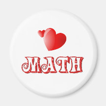 Love for Math Fridge Magnets