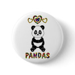 Love for Pandas Buttons