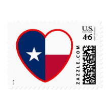 Love for Texas Postage Stamp