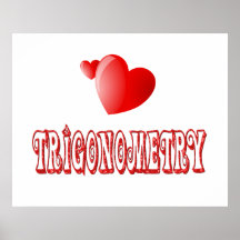 Love for Trigonometry Poster