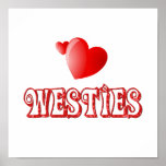 Love for Westies Poster