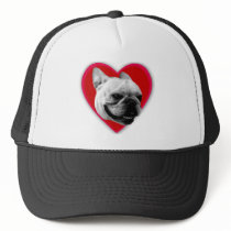 Love French Bulldog Baseball cap hats by ritmoboxer Love French Bulldog Baseball cap hats