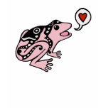Love Frog on Brown Tee Shirts