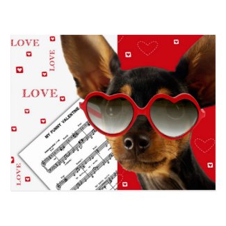 Love. Fun Valentine's Day Postcard