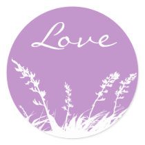 Love Garden Silhouette Envelope Sticker Seal by hummingbirdcake Love Garden Silhouette Envelope Sticker Seal