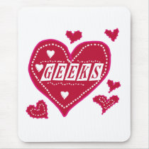 Love GEEKS mousepads by geek_gear Love GEEKS mousepads