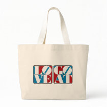 LOVE GOAT BLOCKS CANVAS BAG
