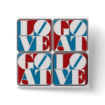 LOVE GOAT BLOCKS PIN