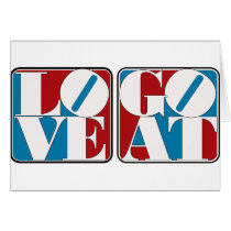 LOVE GOAT BLOCKS CARD