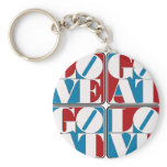 LOVE GOAT BLOCKS KEYCHAIN