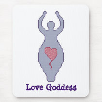 Love Goddess Mousepad by ingasi Love Goddess Mousepad