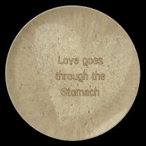 Love goes through the Stomach plates