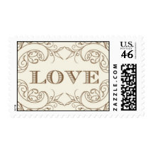 Love - gold by Ceci New York Stamp