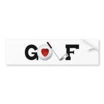 Love golf bumper stickers by Ceyzpurplestang Love golf bumper stickers