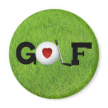 Love Golf Magnets