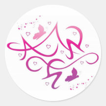Love graffitti style sticker