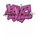 Love Grafitti Purple T Shirt by jumpsoverthemoon Love Grafitti Purple T Shirt