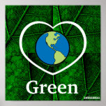 Love Green Poster-Customize