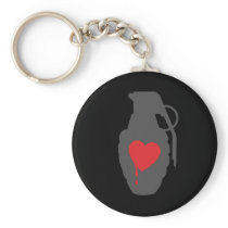 Love Grenade - Love is a Battlefield keychains