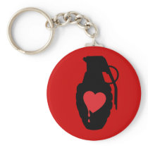 Love Grenade - Love is a Battlefield keychains