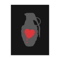 Love Grenade - Love is a Battlefield postcards