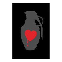 Love Grenade - Love is a Battlefield posters