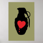 Love Grenade - Love is a Battlefield Posters
